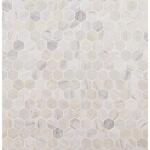 MSI Angora Hexagon 11.75 in. x 12 in. x 10 mm Honed Mosaic Marble Floor and Wall Tile (0.98 sq. ft./Each) (ANGORA-2HEXP)