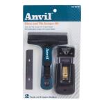 Anvil Glass and Tile Scraper Combo Kit (GSK3-ANV)
