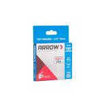 Arrow T50 1/4 in. Leg x 3/8 in. 504 Galvanized, Medium Crown, Divergent Point, 20-Gauge, Heavy-Duty Steel Staples (1,250-Pack) (504)