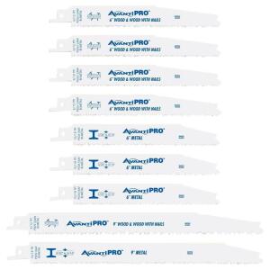 Avanti Pro (9-Piece) Bi-Metal Reciprocating Saw Blade Set