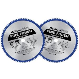 Avanti Pro (2-Pack) 12 in. x 80-Tooth Fine Finish Circular Saw Blade