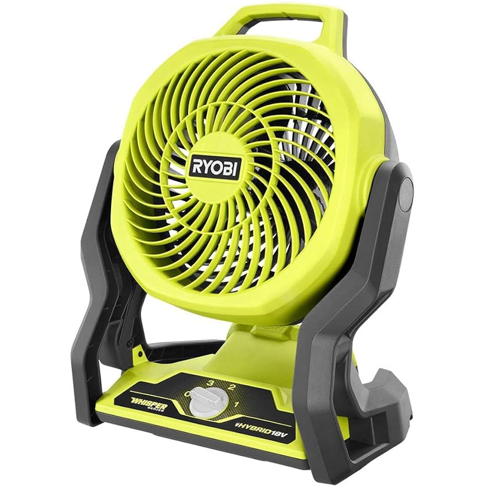 RYOBI ONE+ 18V Cordless Hybrid WHISPER SERIES 7-1/2 in. Fan (Tool Only)