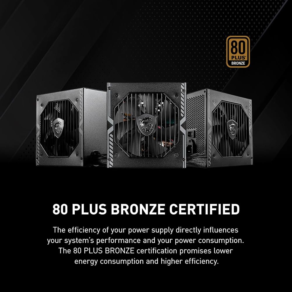 MSI MAG A650BN 650W Gaming Power Supply - Image 2