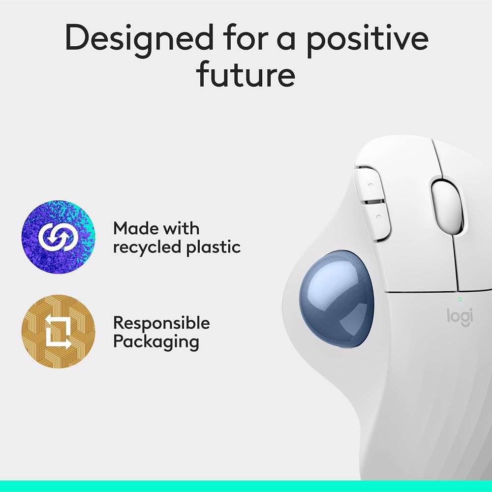 Logitech Ergo M575S Wireless Bluetooth Trackball Mouse - Image 9