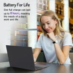 Daysky 14" Laptop, Intel Celeron 5805, 8GB RAM, 256GB SSD, 1920x1200 FHD, Wi-Fi, Bluetooth, Cam, Win 11