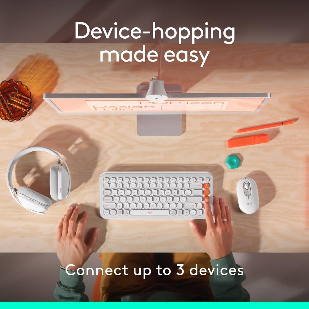 Logitech POP Mouse, Compact and Portable Wireless Bluetooth - Image 7