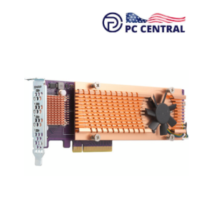 QNAP Quad M.2 2280 PCIe Gen3 x8 NVMe SSD Expansion Card