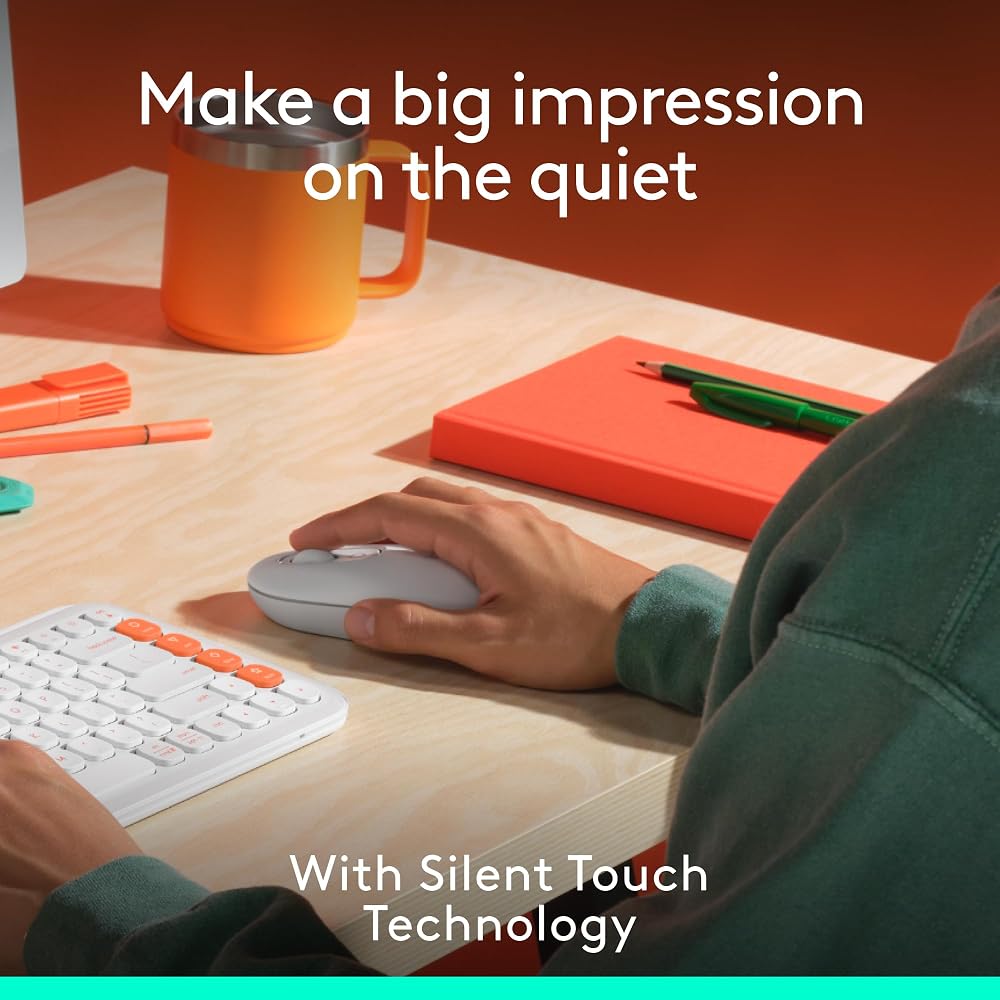 Logitech POP Mouse, Compact and Portable Wireless Bluetooth - Image 5