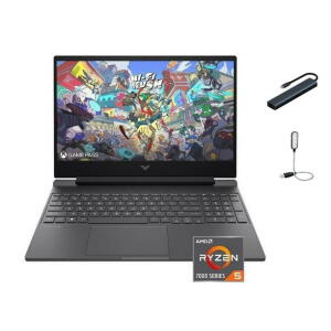 HP Victus 15.6" FHD R5 7535HS 16GB/512GB RX 6550M – Win11, Mica Silver + Accessories