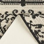 Home Dynamix Cafe Jardin Beige/Black 23.6 in. x 35.4 in. Indoor Kitchen Mat (5-ELWN02-156)