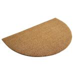 TrafficMaster Half Round plain 18 in x 30 in Coir and vinyl Door Mat (kera- 201223-21)