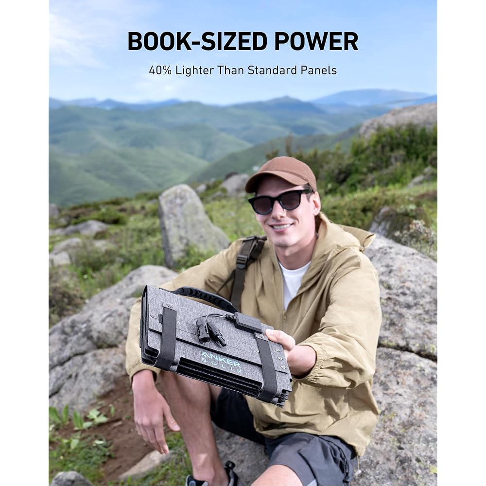 Anker SOLIX C300 DC Power Bank Station and 60W Solar Panel, - Image 6