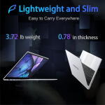 TEMLICOLO 15.6" Laptop, N100, 12GB RAM, 512GB SSD, 1920x1080, Win 11 Pro