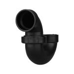 Charlotte Pipe 2 in. ABS DWV P-Trap w/ Thrd Union and Plastic Nut (ABS00708P0800HD)