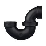 Charlotte Pipe 2 in. ABS DWV P-Trap w/ Thrd Union and Plastic Nut (ABS00708P0800HD)