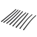 Commercial Electric 3/32 in. Heat Shrink Tubing, Black (8-Pack) - HS-093B