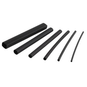 Commercial Electric 160-Piece 3 in. Assorted Size Heat Shrink Tubing Kit, Black (HS-3ASTBK)