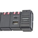 Commercial Electric 6 ft. 6-Outlet RGB Gaming Surge Protector with 1 USB-A and 1 USB-C (SP-GN611)