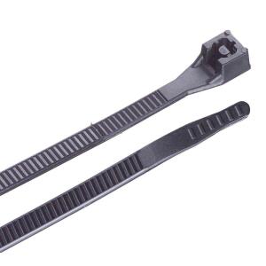 Commercial Electric 14 in. Cable Tie 75 lb. Black (100-Pack) (46-315UVB)