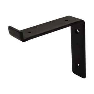 Crates & Pallet 6 in. Black Steel Shelf Bracket for Wood Shelving (69101)