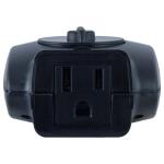 Defiant 15 Amp 24-Hour Outdoor Plug-In Mechanical Dusk to Dawn Countdown Timer with Grounded Outlet, Black (YLT-52)