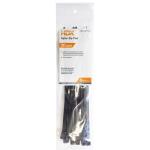 HDX 8 in. UV Resist Zip Ties, Black (20-Pack) (FT-200STUV(20))