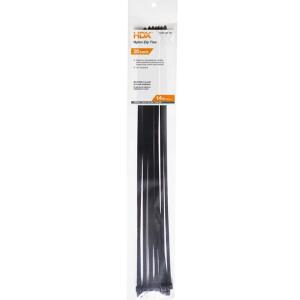 HDX 14 in. UV Resist Zip Ties, Black (20-Pack) (FT-370STUV(20))