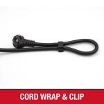 Husky 8 ft. 14/3 Heavy Duty 6-Outlet 2100 Joule Surge Protector, Black (YLPT-154)