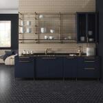 Jeffrey Court Midnight Hex Black 10.875 in. x 9.5 in. Honed Marble Wall and Floor Mosaic Tile (0.717 sq. ft./Each) (95878)