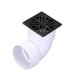 NDS 4 in. Plastic Square Drainage Grate in Black (2)