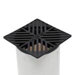 NDS 5 in. Plastic Square Drainage Grate in Black (8)