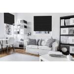 Redi Shade Cut-to-Size Black Cordless Blackout Privacy Temporary Shades 36 in. W x 72 ( 3203094)