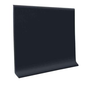 ROPPE Self-Stick Black 4 in. x 20 ft. x 0.080 in. Vinyl Wall Cove Base Coil (HC40C51S100)