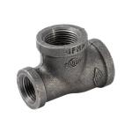 Southland 3/4 in. x 1/2 in. x 3/4 in. Black Malleable FIP x FIP x FIP Reducing Tee Fitting (520-434HP)