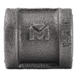 Southland 1/2 in. Black Malleable Iron FPT x FPT Coupling Fitting (521-203HN)