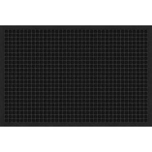 TrafficMaster Black Embossed Squares 24 in. x 36 in. Mat (60249300124x36)