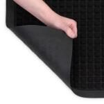 TrafficMaster Black Embossed Squares 24 in. x 36 in. Mat (60249300124x36)