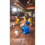 B-Air 1/4 HP Air Mover Blower Fan for Water Damage Restoration Carpet Dryer Floor Home and Plumbing Use in Blue(BA-VP-25-BL)