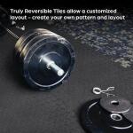 Norsk Blue Camo 25 in. x 25 in. x 0.55 in. Dual Sided Impact Foam Gym Tile (17.35 sq. ft.) (31203DDBC)