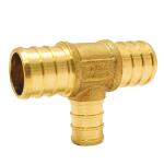 Apollo 3/4 in. x 3/4 in. x 1/2 in. Brass PEX-B Barb Reducing Tee (APXT343412)