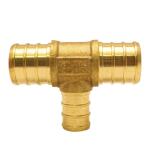 Apollo 3/4 in. x 3/4 in. x 1/2 in. Brass PEX-B Barb Reducing Tee (APXT343412)