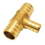 Apollo 3/4 in. x 3/4 in. x 1/2 in. Brass PEX-B Barb Reducing Tee (APXT343412)