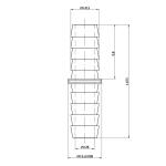 Everbilt 3/8 in. x 3/8 in. Barb Brass Splicer Fitting (800069)