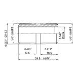 Everbilt 1/4 in. x Close MIP Brass Nipple Fitting (802629)
