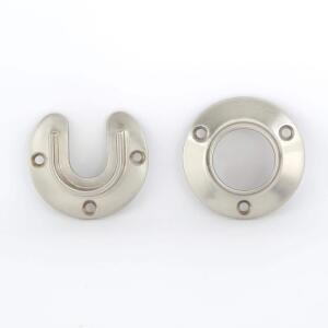 Everbilt 2.68 in. Heavy-Duty Brushed Nickel Closet Rod Pole Sockets (2-Pack) (EH-WSTHDUS-324)