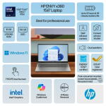 HP Envy x360 15.6" FHD Touch 2-in-1, Intel Core i7-155U, 16GB RAM, 512GB SSD, Mineral Silver