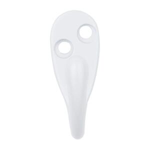 Home Decorators Collection 1-13/16 in. White Wall Hook (6-Pack) (63104)