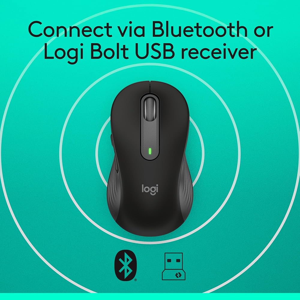Logitech Signature M650 L Full Size Wireless Mouse - Image 6