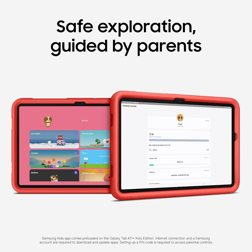 Samsung Galaxy Tab A11+ Kids Edition 128GB Android Tablet - Image 3