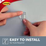 Command Outdoor Light Clips, Clear, Damage Free Decorating, 16 Clips and 20 Command Strips (17017CLR-AW)